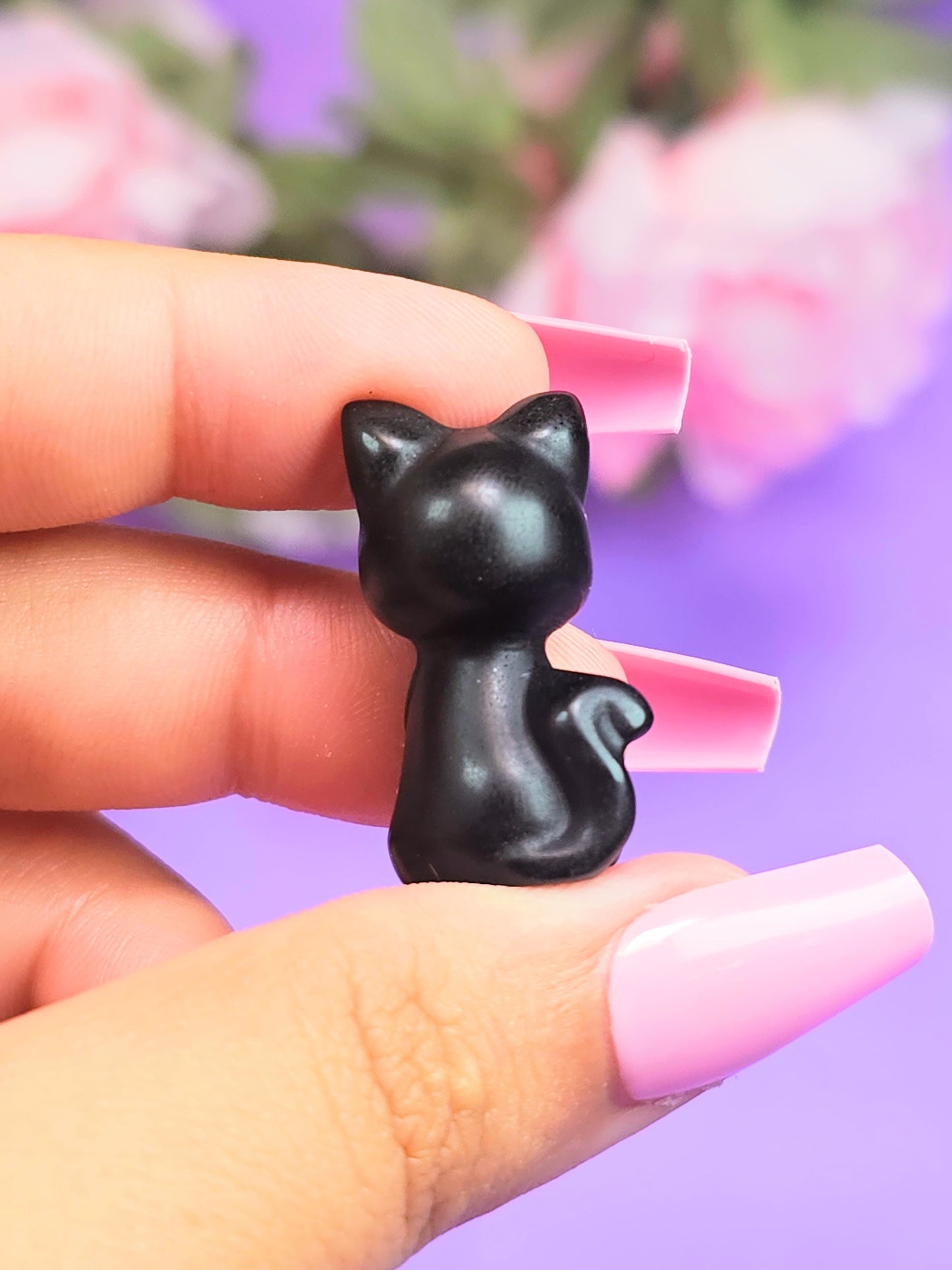 Mini Luna Black Obsidian