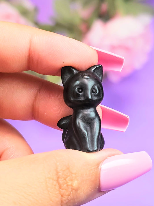 Mini Luna Black Obsidian