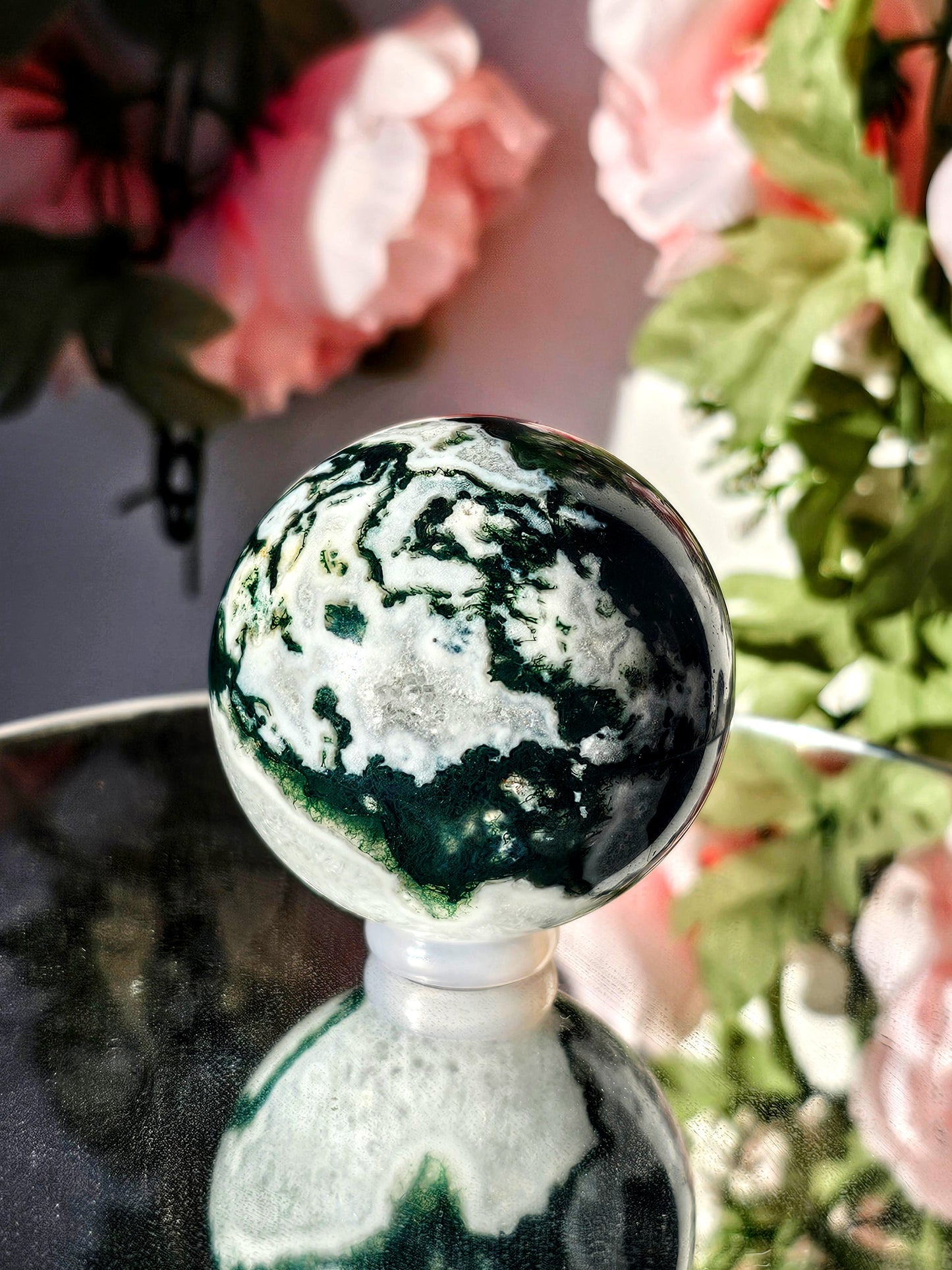 Moss Agate Sphere