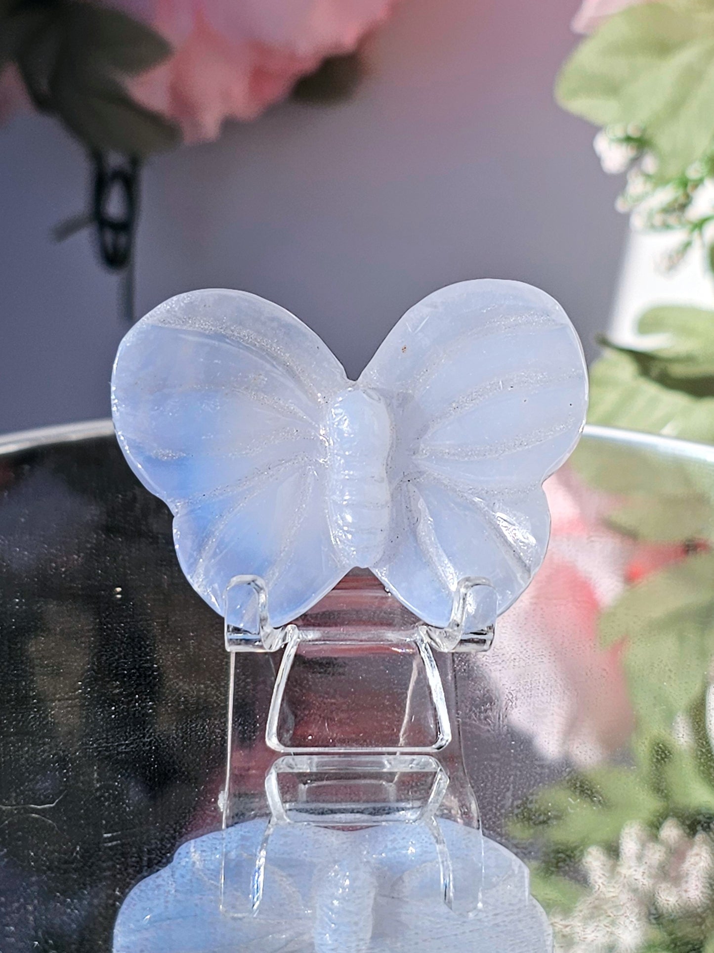 Blue Chalcedony Butterfly