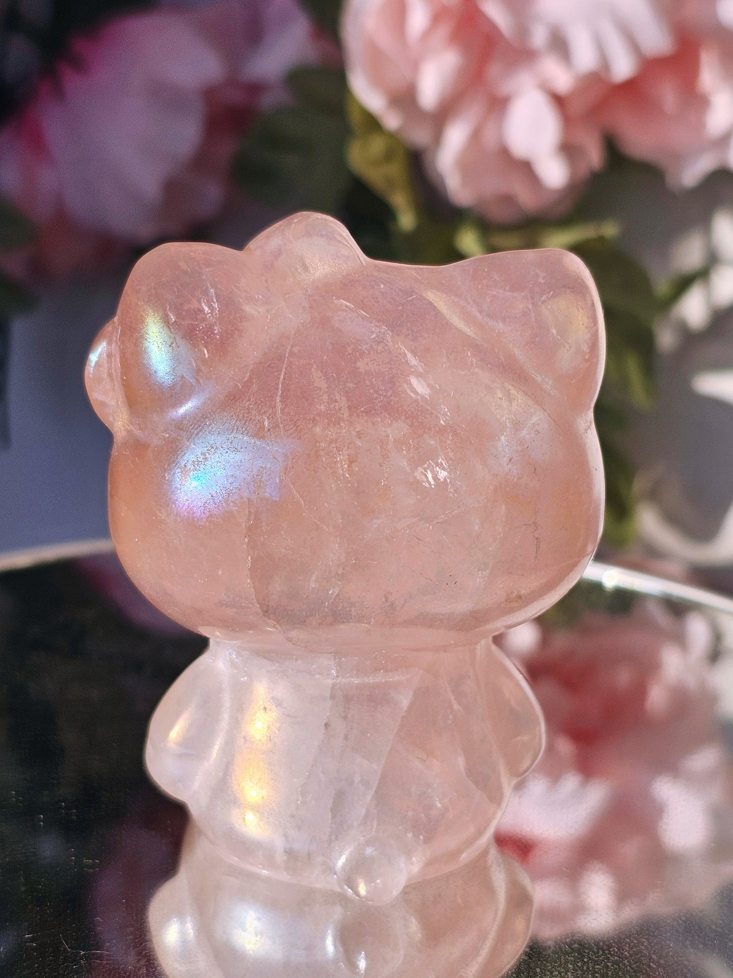 Large Aura Rose Quartz HK